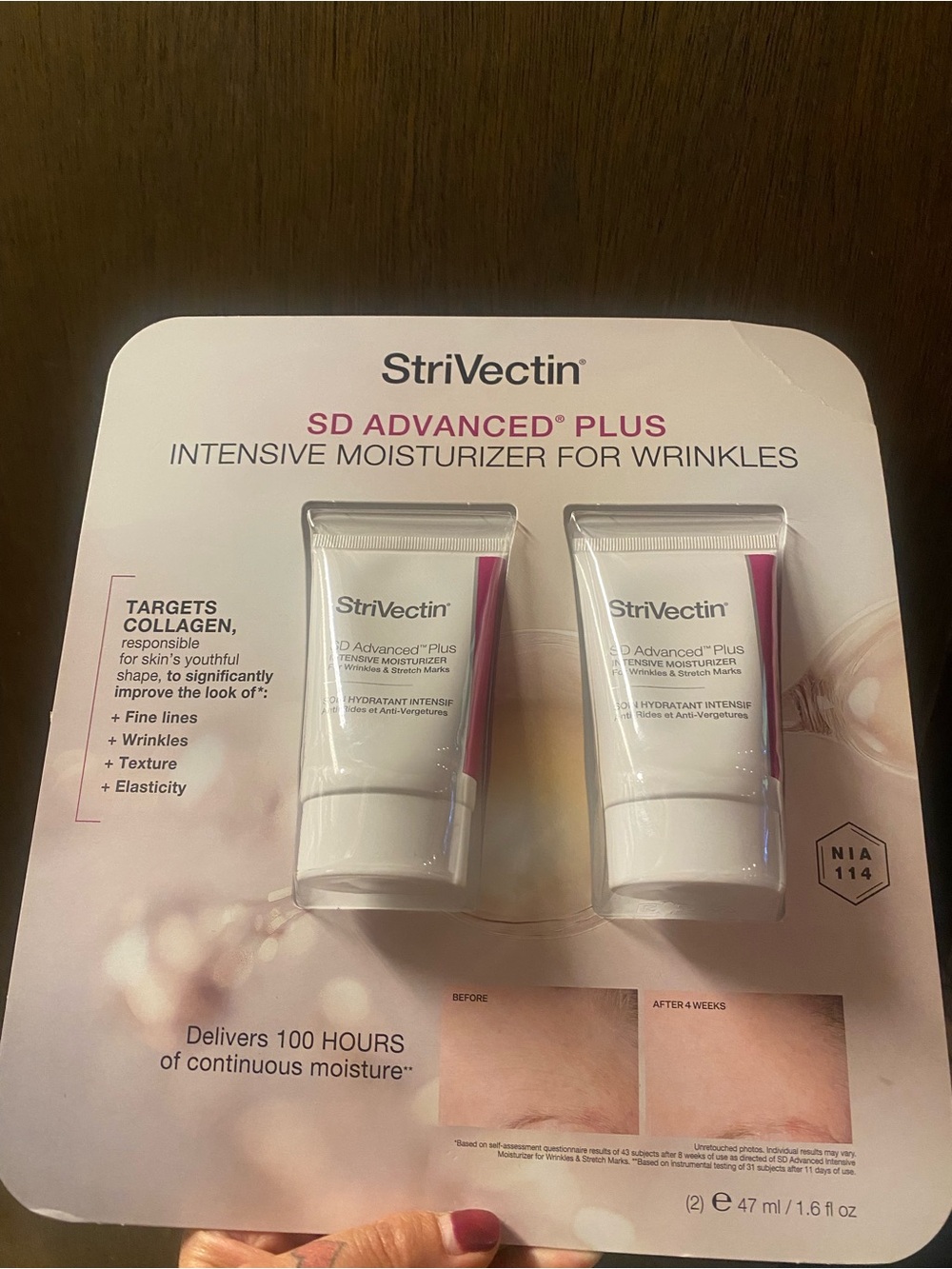 StriVectin Dual Travel Moisturizer Pack — White and Light Pink Accents